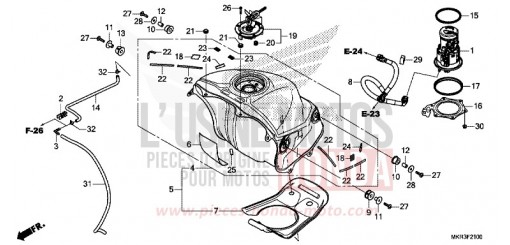 FUEL TANK/FUEL PUMP CBR1000STL de 2020